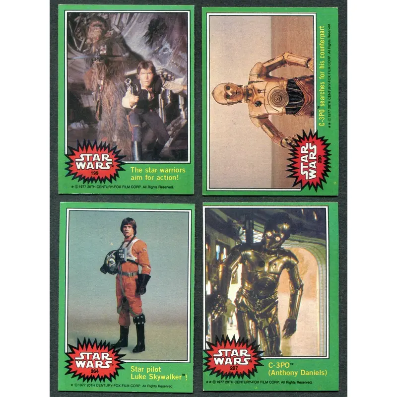 1978 Topps Star Wars Complete Series 4 Set (66) EX/MT NM (Read)