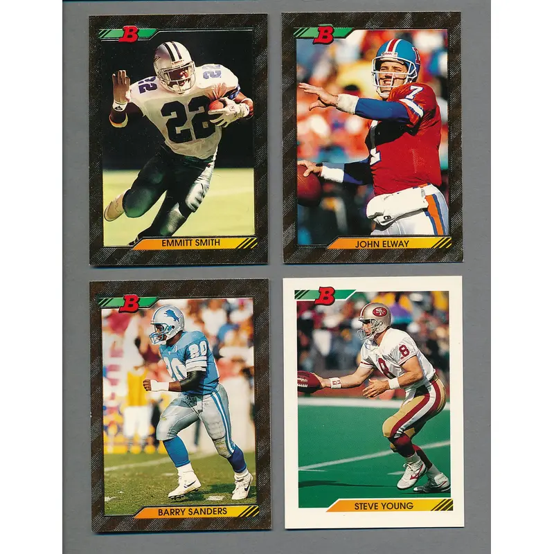 1992 Bowman Football Complete Set (573) NM/MT MT