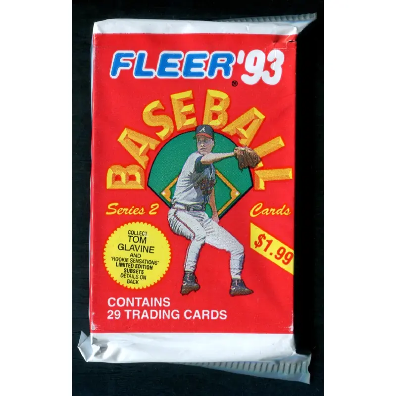 1993 Fleer Baseball Unopened Series 2 Jumbo Pack (Pre-Priced) (29)
