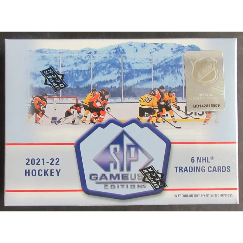 2021/22 Upper Deck SP Game Used Edition Hockey Box (Hobby) (6 Cards)