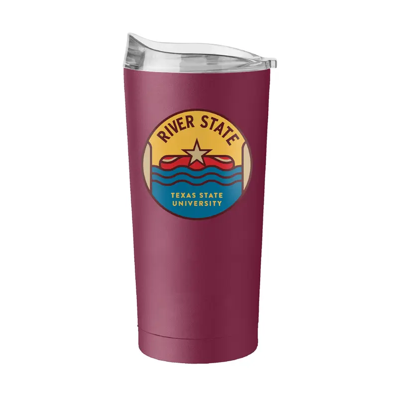 Texas State River State 20oz Powder Coat Tumbler