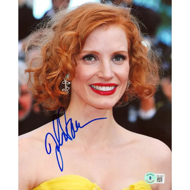 Jessica Chastain The Help Authentic Signed 8x10 Photo Autographed BAS #BG79220