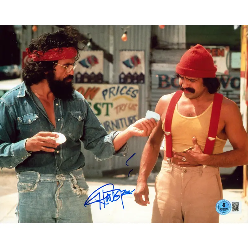 Tommy Chong Cheech & Chong Authentic Signed 8x10 Horizontal Photo BAS 16
