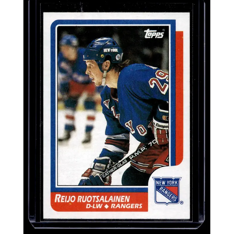 1986-87 Topps - Reijo Ruotsalainen #128