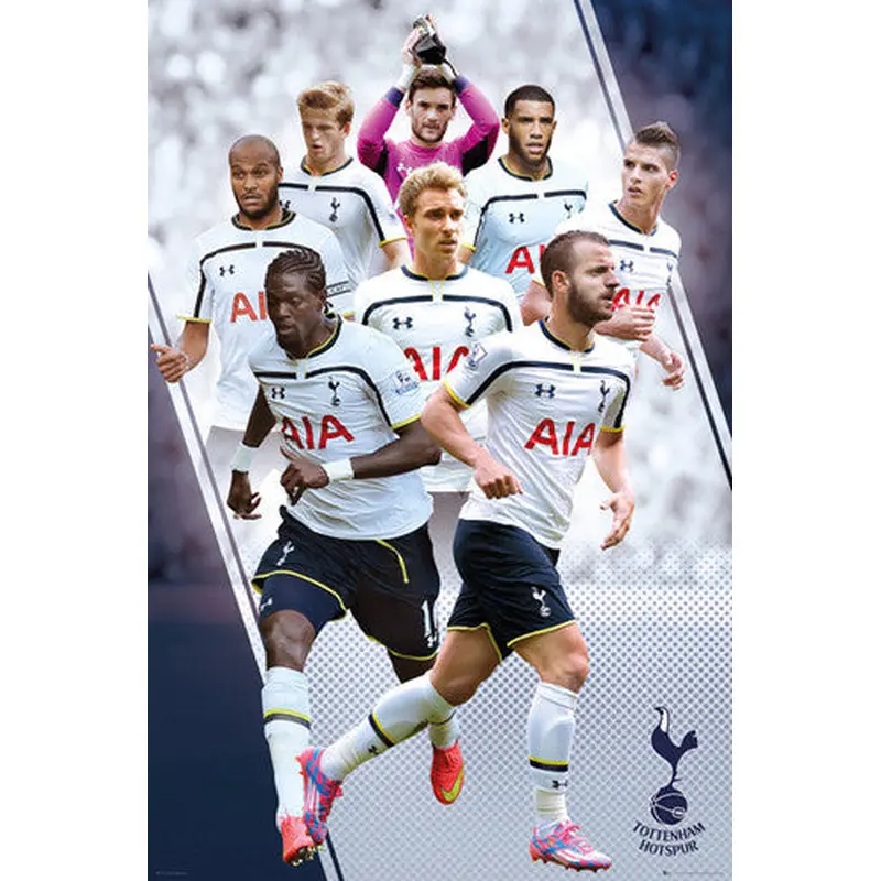 Tottenham Hotspur FC "Super Eight" EPL Soccer Action Poster - GB Eye (UK)