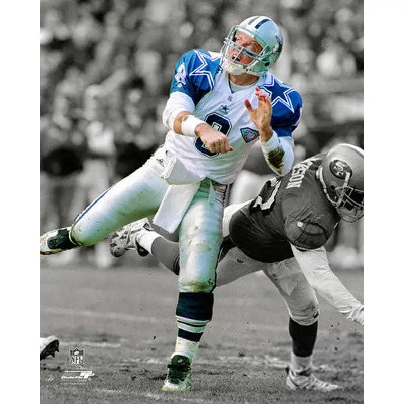 Troy Aikman "Spotlight" (1994) Dallas Cowboys Premium Poster Print - Photofile Inc.