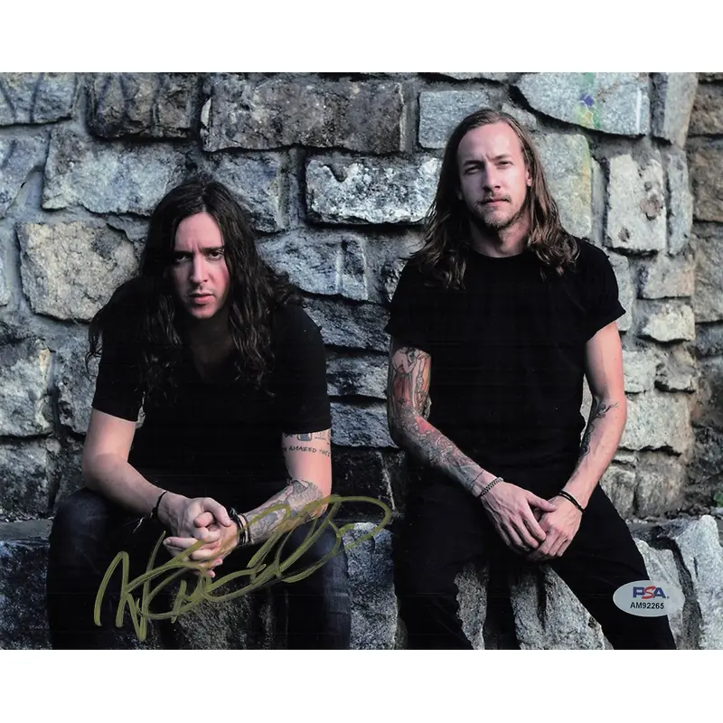 Spencer Chamberlain signed 8x10 photo PSA/DNA Autographed Musician