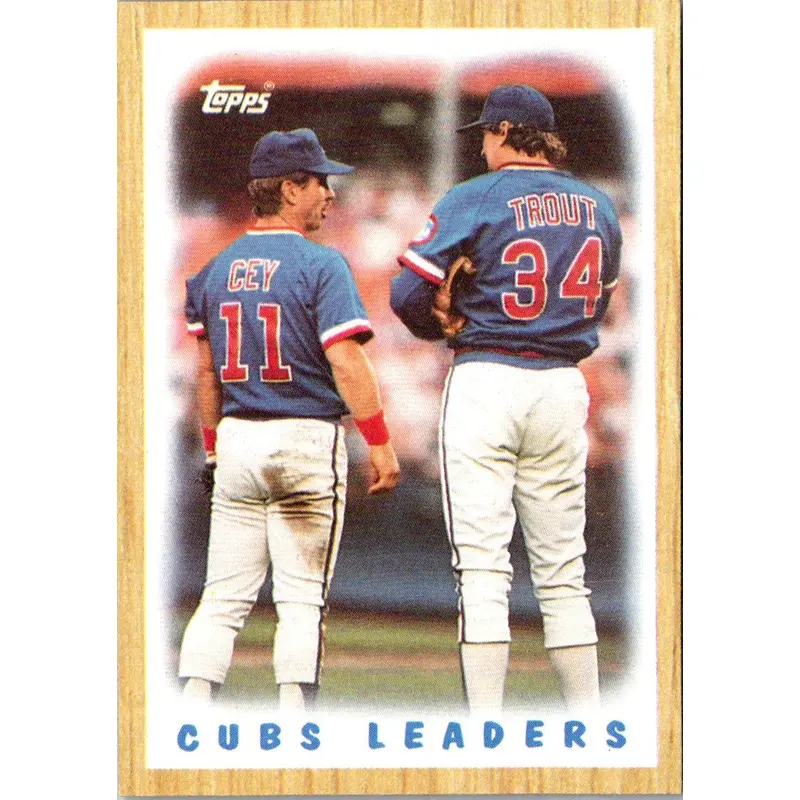 1987 Topps Cubs Leaders #581