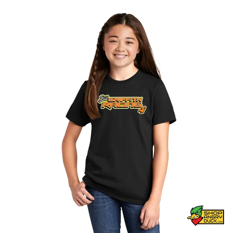 Bill Griffith Racing Team Orange Logo Youth T-Shirt