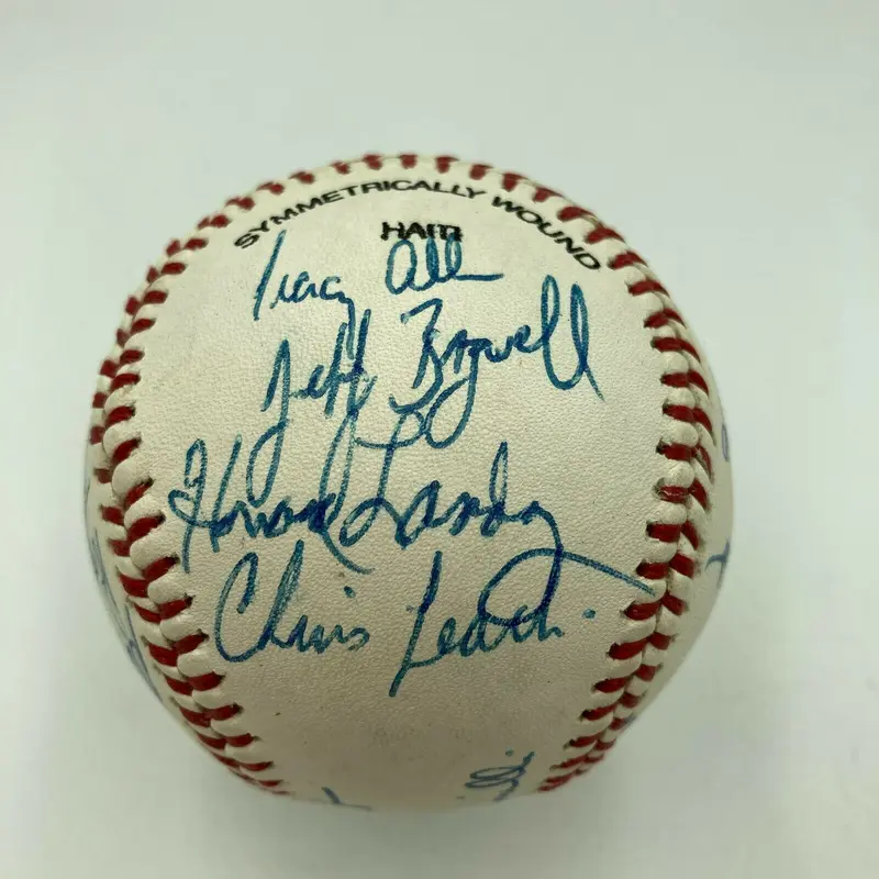 Jeff Bagwell Pre Rookie 1989 Red Sox Minor League Signed Baseball PSA DNA