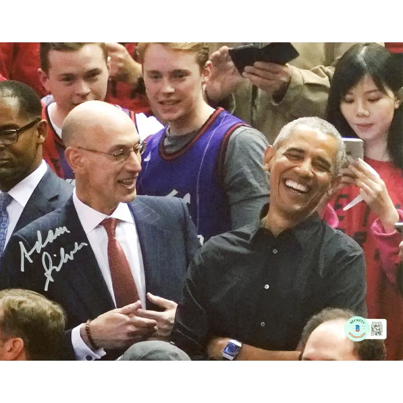 Adam Silver Authentic Signed 8x10 Photo Autographed BAS #BH44939