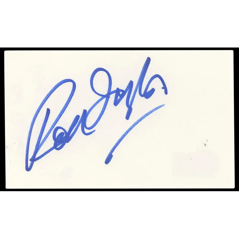 Rod Taylor Young Cassidy Authentic Signed 3x5 Index Card BAS #BN33309