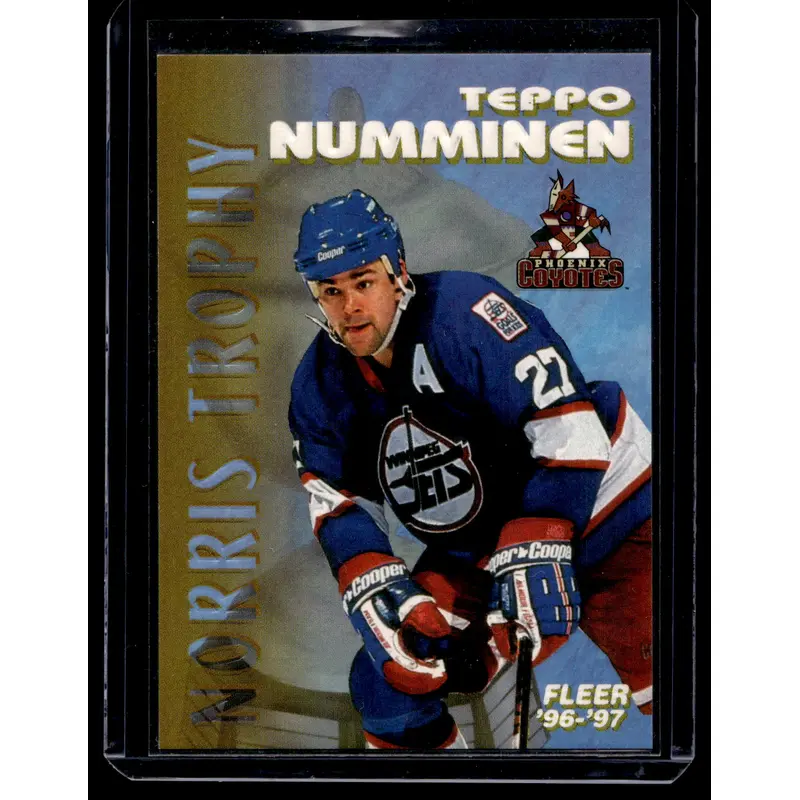 1996-97 Fleer - Norris Trophy - Teppo Numminen #8