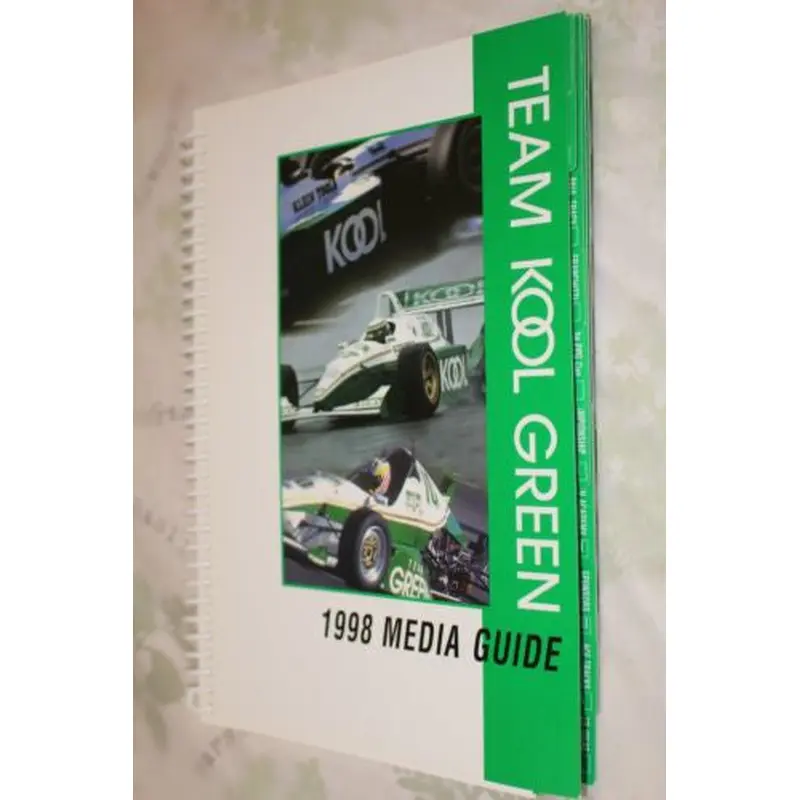 1998 Team Kool Green Media Guide, Dario Franchitti, Paul Tracy