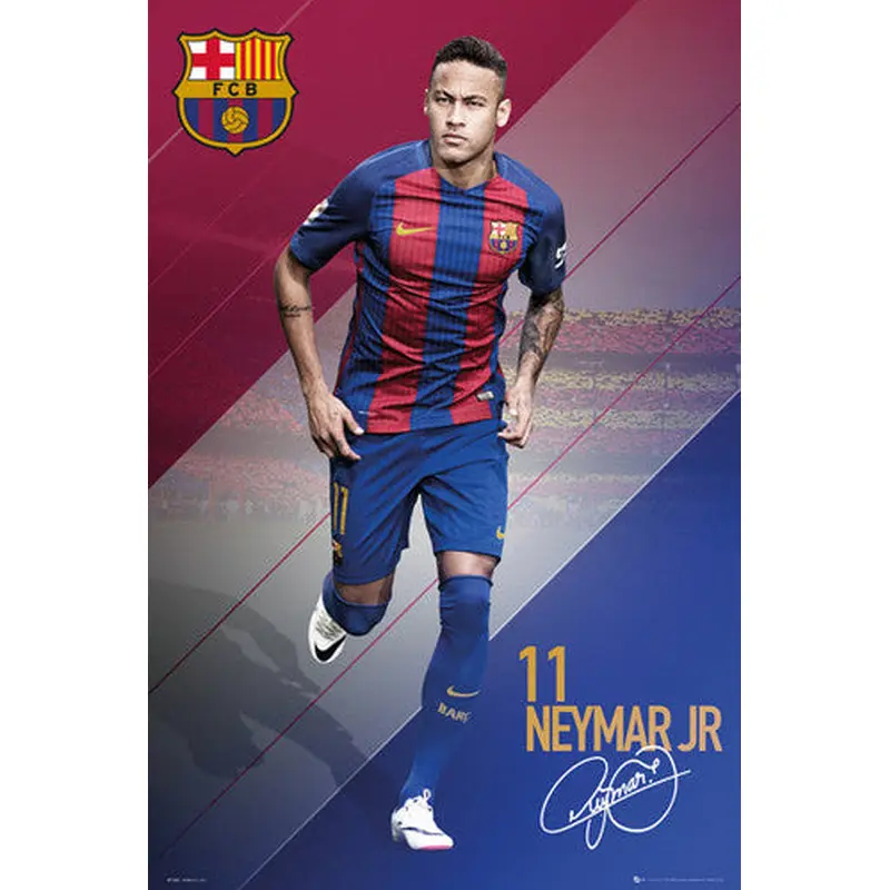 Neymar Jr. "In Action" FC Barcelona Signature Series Official Poster - GB Eye 2016/17