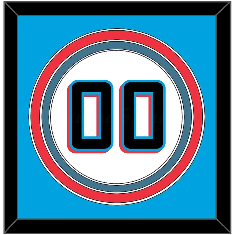 Miami Number - Home White - Triple Mat 2