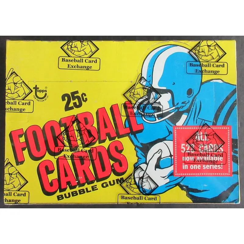 1976 Topps Football Unopened Cello Box (BBCE) (X1741)