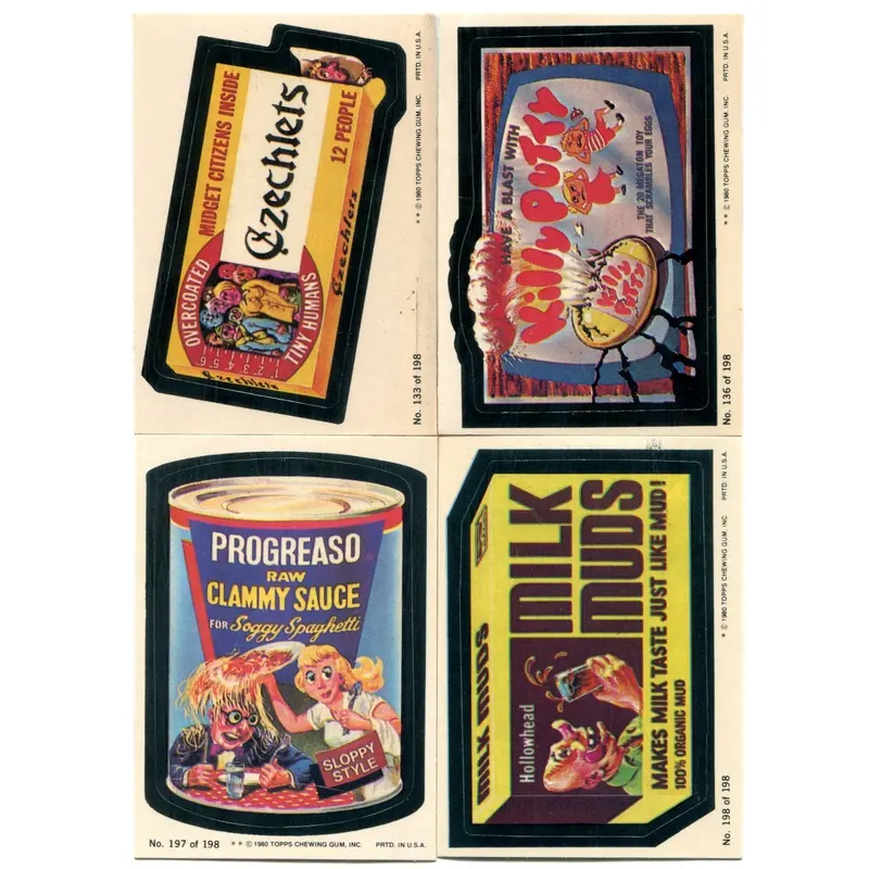 1980 Topps Wacky Packages Complete Series 3 Set NM NM/MT (66) (23-168)