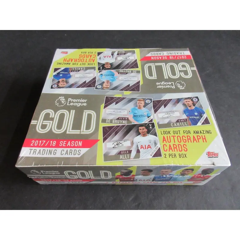 2017/18 Topps Premier League Gold Soccer Box (Retail) (24/5)