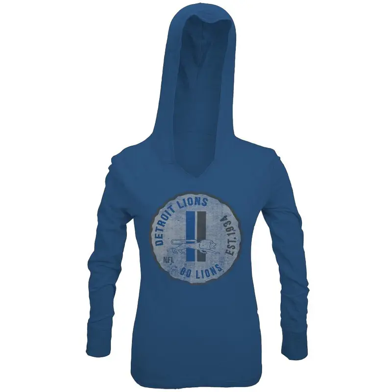Detroit Lions - Primetime Juniors Hooded Long Sleeve T-Shirt