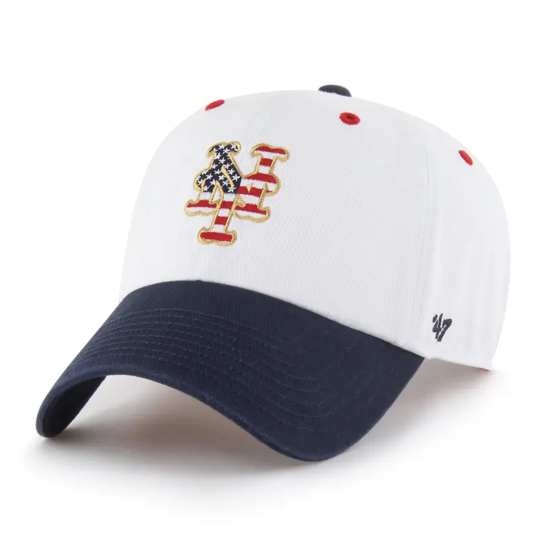 NEW YORK METS PATRIOTIC FLAG FILL '47 CLEAN UP