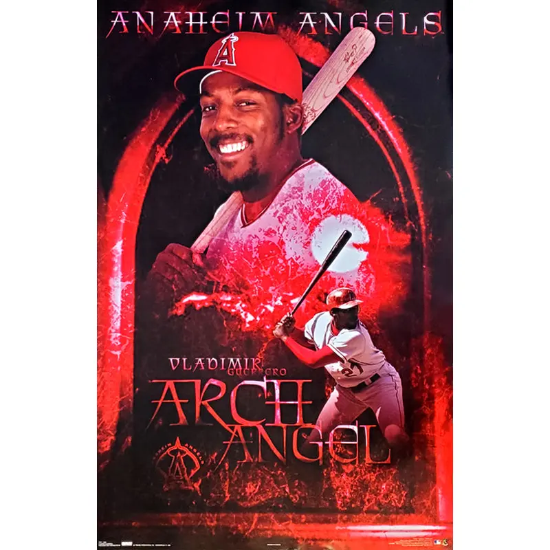 Vladimir Guerrero "Arch Angel" Los Angeles Angels MLB Baseball Poster - Costacos 2004