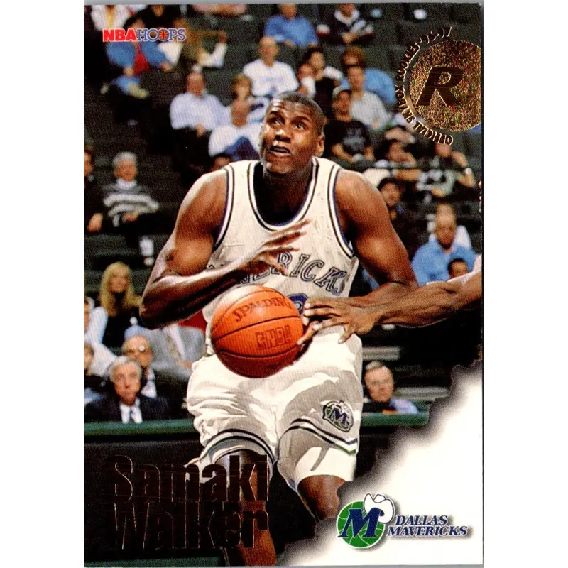 1996 Hoops Samaki Walker #313 Rookie