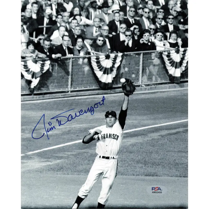 JIM DAVENPORT signed 8x10 photo PSA/DNA San Francisco Giants Autographed