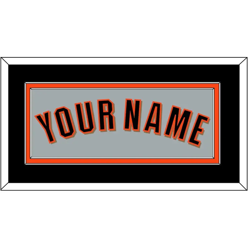 San Francisco Name - Road Gray (2010-2021) - Double Mat 3