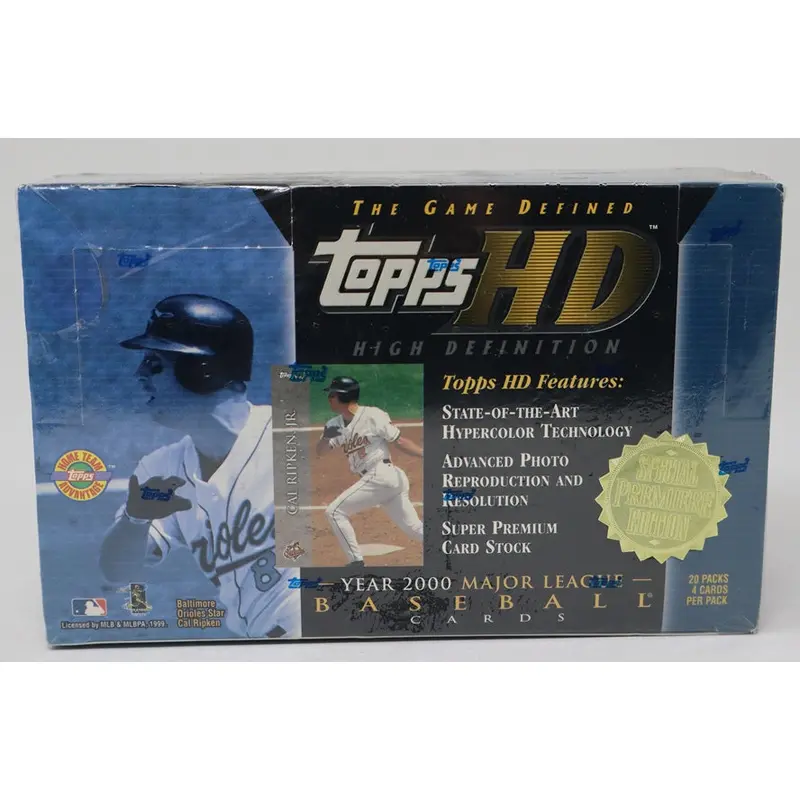 2000 Topps HD High Definition Baseball Box (HTA) (20/4)