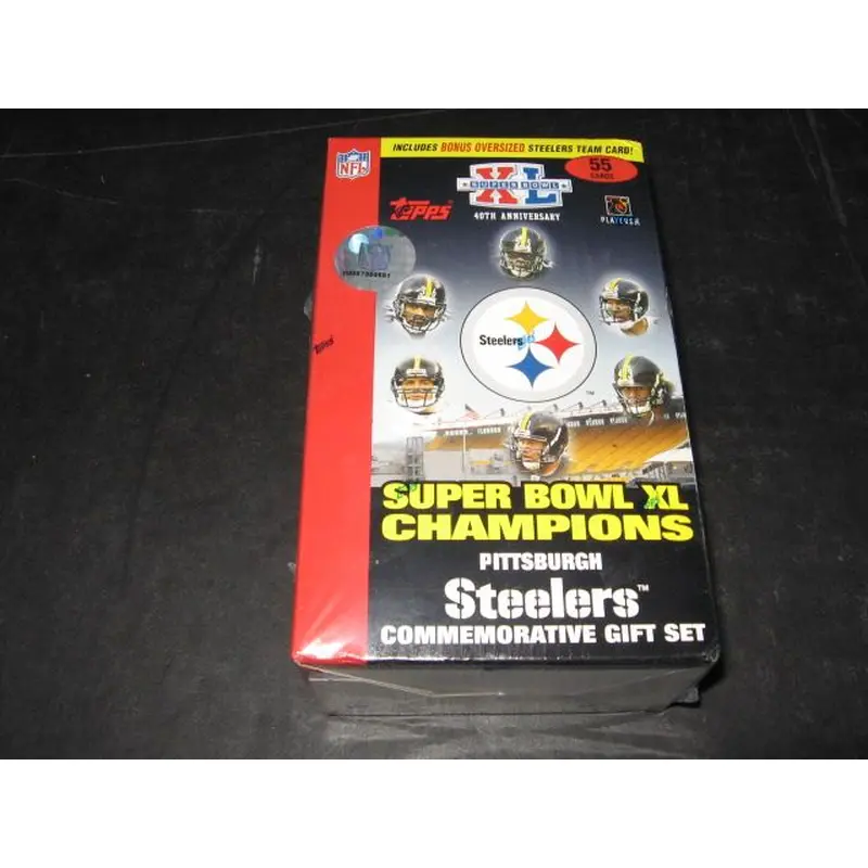 2006 Topps Football Pittsburgh Steelers Super Bowl Factory Set
