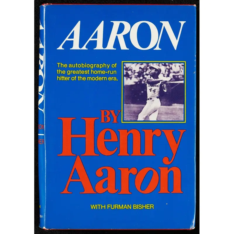 Hank Aaron Signed "Aaron" Autobiography Book With Beckett COA