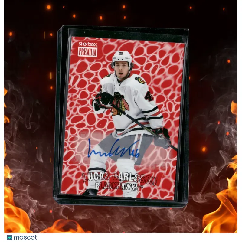 2020-21 Skybox Metal Universe Premium Lucas Carlsson Auto #PP-31