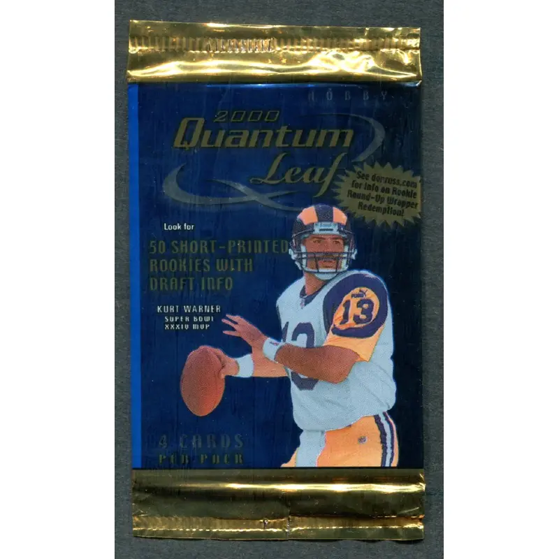 2000 Leaf Quantum Football Unopened Pack (Hobby)