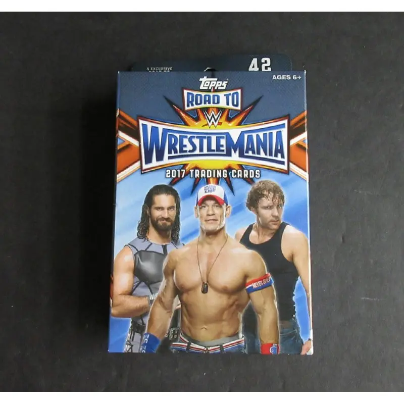 2017 Topps WWE Wrestling Road To WrestleMania Hanger Box (42 Cards)