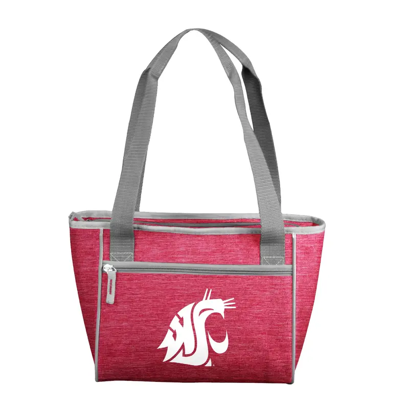 Washington State University Cardinal 16 Can Cooler Tote f/ Primary Logo