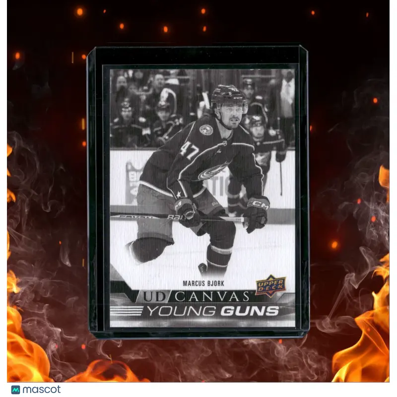 2023-24 Upper Deck Marcus Bjork Young Guns Black & White Canvas Rookie #C363