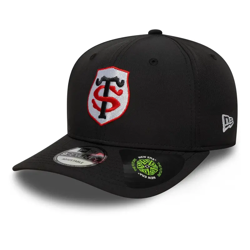 Stade Toulousain Recycled Black 9SEVENTY Stretch Snap Adjustable Cap