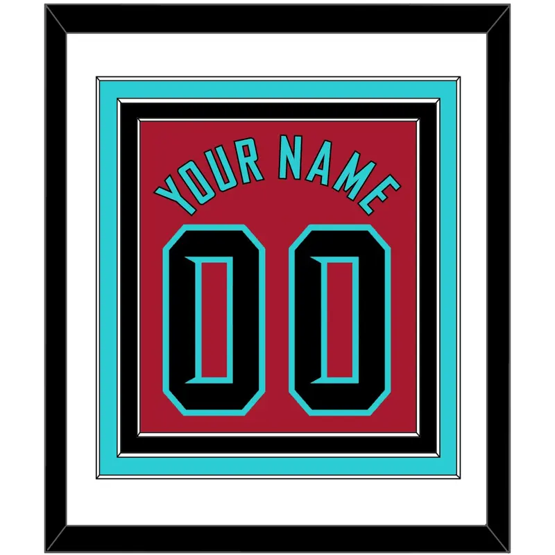 Arizona Name & Number - Alternate Red - Triple Mat 1