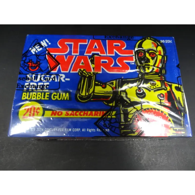 1978 Topps Star Wars Sugar Free Bubble Gum Box (Posters) (Authenticate)