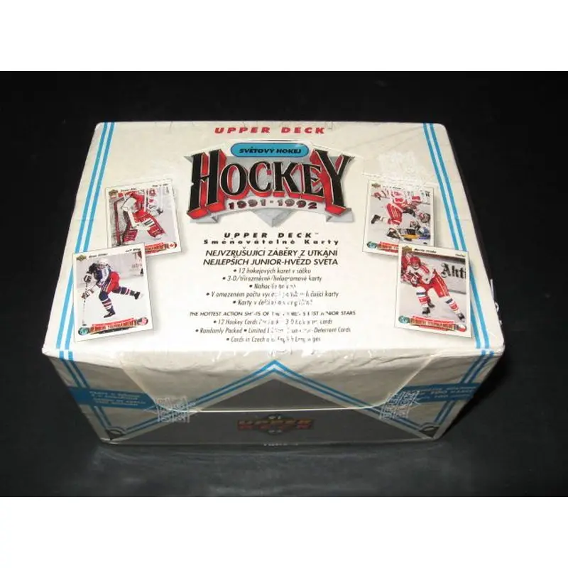 1991/92 Upper Deck Hockey Box (Czech)