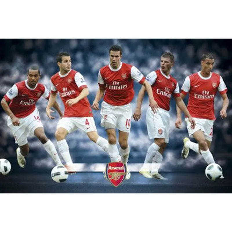 Arsenal FC "Fab Five" (2010/11) Poster - GB Eye Inc.