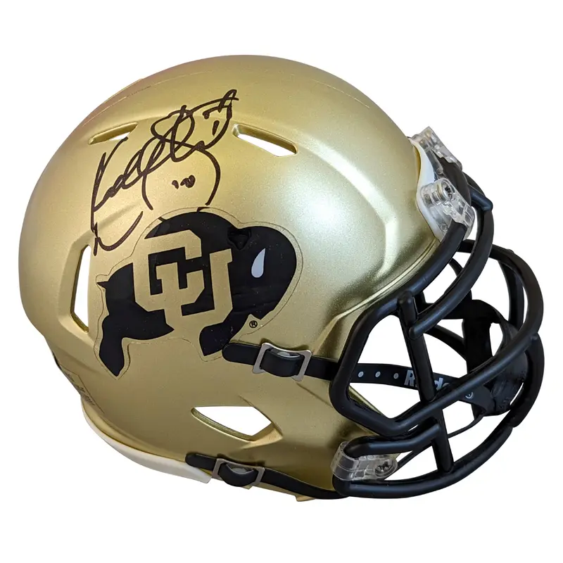 Colorado Kordell Stewart Authentic Signed Speed Mini Helmet BAS Witnessed