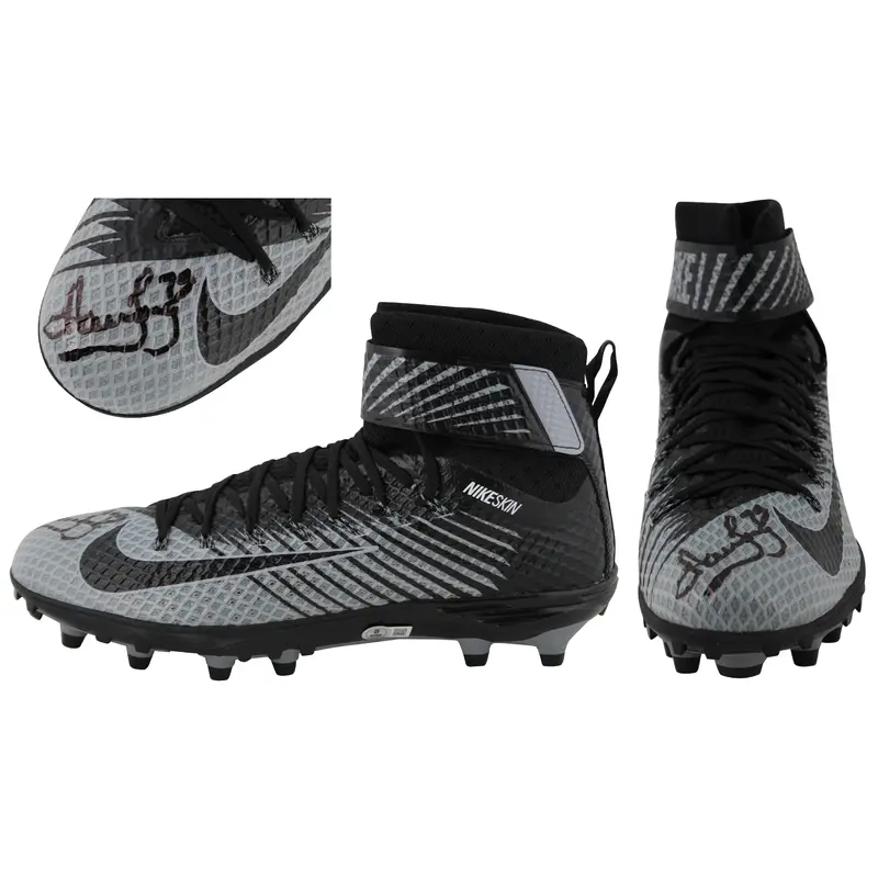 Raiders Howie Long Signed Nike Lunarbeast Elite TD Football Left Cleat BAS Wit