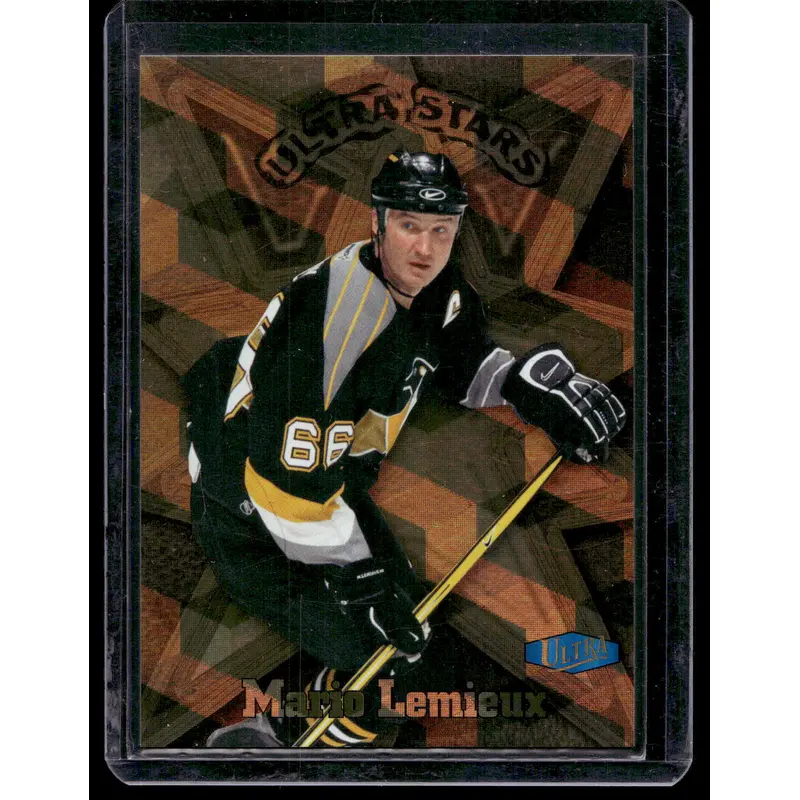 2012-13 Fleer Retro - 1997-98 Ultra Stars Gold Design - Mario Lemieux #14US