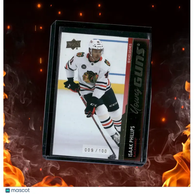 2021-22 Upper Deck UD Exclusives Isaak Phillips Young Guns 009/100 #735