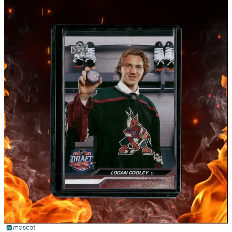 2023-24 Upper Deck Logan Cooley 1st Round Draft Rookie #748