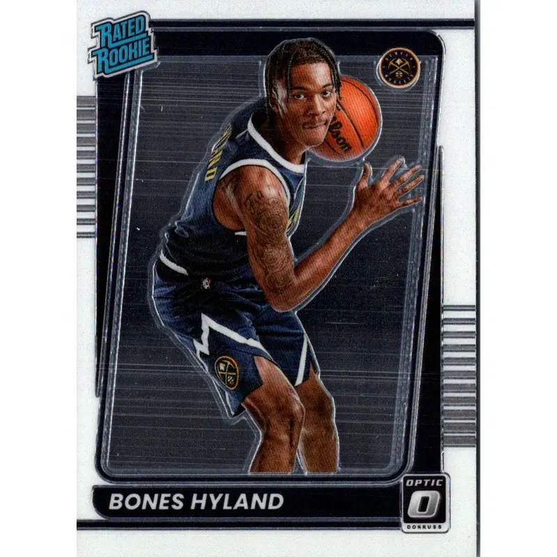 2021 Donruss Rated Rookies Bones Hyland #194
