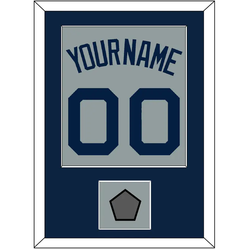 Boston Name, Number & World Series Champions Patch - Road Gray (2009-2013) - Single Mat 3