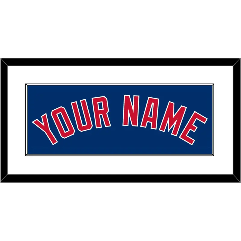 Chicago Name - Alternate Blue - Single Mat 1
